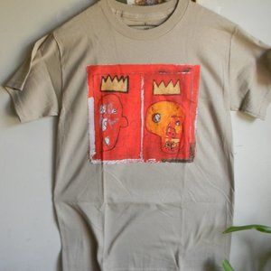 Jean Michel Basquiat Small Beige T Shirt Graphic